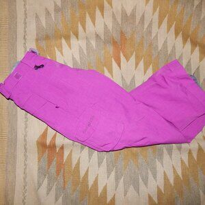 686 Girls Youth L Smarty Evolution Fuchsia & Gray Winter Snow Pants